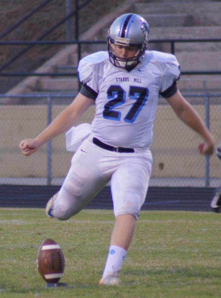 Senior kicker Daniel Rorick has been consistant all season producing a field goal in every game except West Forsyth. Against Creeskside, the special teams were a crucial element for keeping the score close as they produced the only points for the Panthers. 