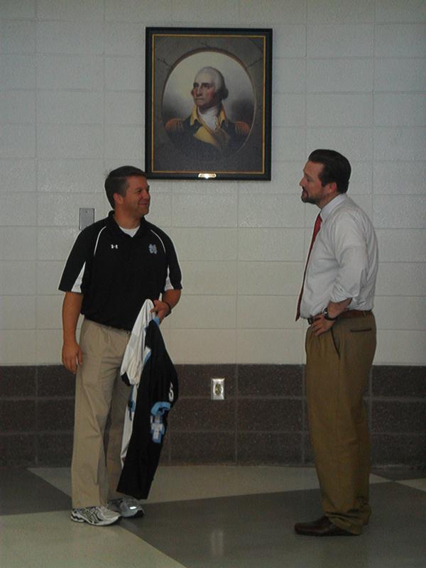 Walt Ellison orchestrated the hanging of George Washington's portrait in the rotunda. Chad Phillips discusses the actions of our first president with Ellison.