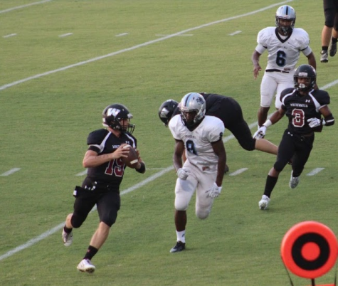 Senior defensive end Dion Munerlyn and the Panther defense forced pressure early and often in the game against Whitewater, holding the Wildcats to under 90 yards of offense.