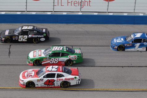 NASCAR Xfinity drivers compete in last year’s Rinnai 250 at Atlanta Motor Speedway. The three top NASCAR series return to Atlanta this weekend after action-packed season openers at Daytona. New body styles, aero packages, and engine configurations pose many unknowns to the weekend’s events as teams familiarize themselves with many unknowns to begin the 2019 season.