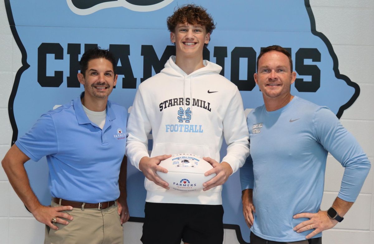 Freshman defensive end Braxton Rein is the ninth Player of the Week for the fall sports season. Head coach David Cooper chose Rein for his great performance and effort shown on the field.