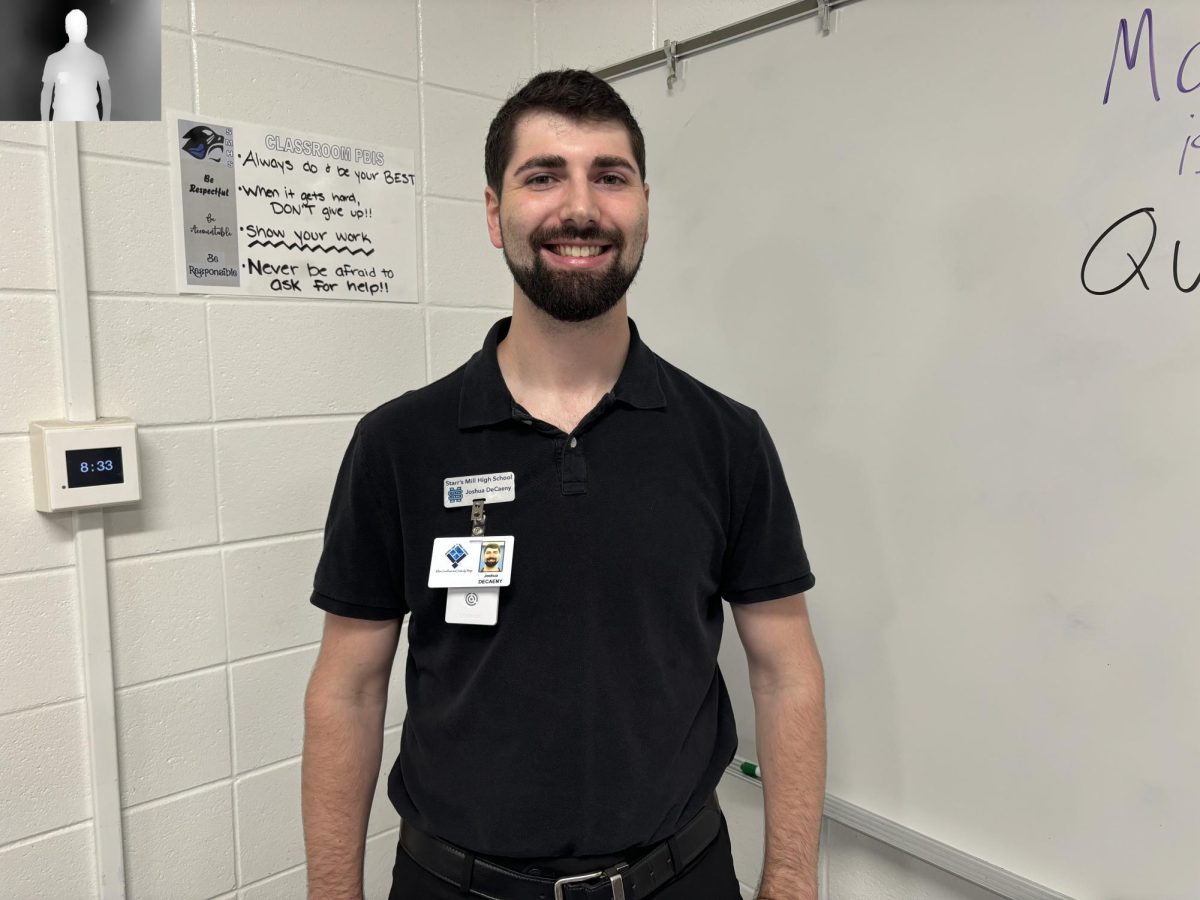 Starr’s Mill welcomes math teacher Joshua DeCaeny to the Panther family. This is his first year teaching. 