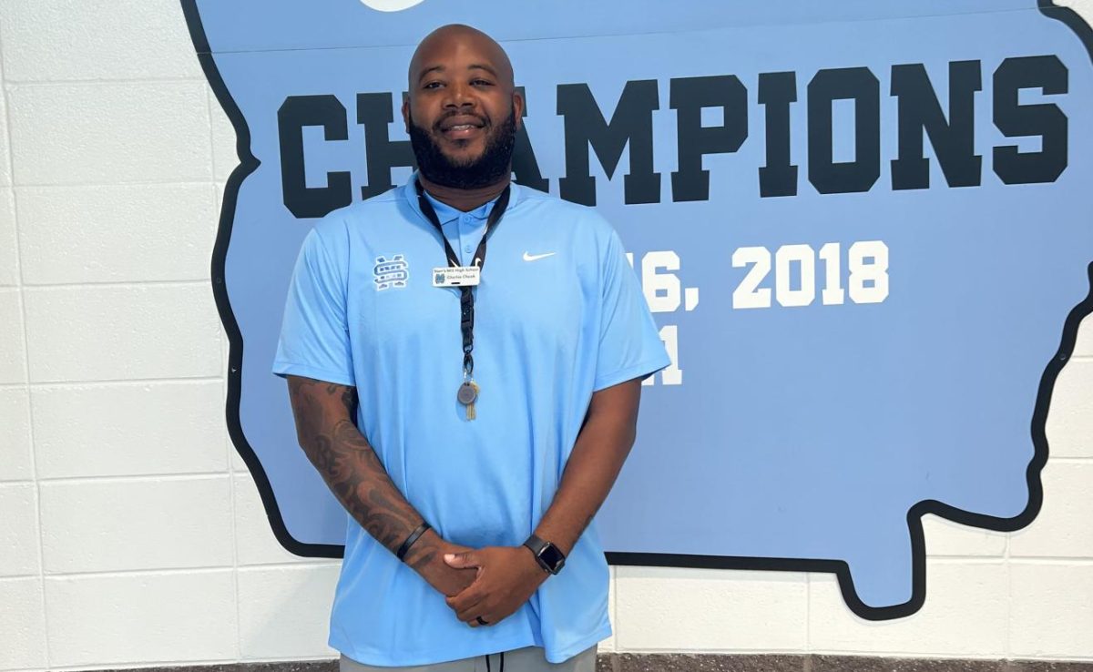 The Panther family welcomes Charles Cheek back to Starr’s Mill. He is a Starr’s Mill graduate himself and has now returned to teach health classes and coach football.