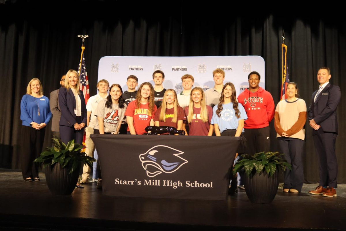 11 Panthers sign to play collegiate sports