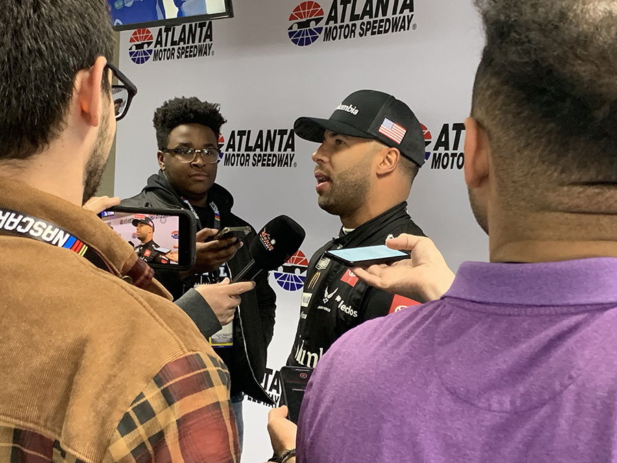 Editor-in-Chief Micah Freeman interviews Bubba Wallace. Wallace has recently had to make adjustments to his lifestyle due to the arrival of his son, Becks Hayden Wallace.